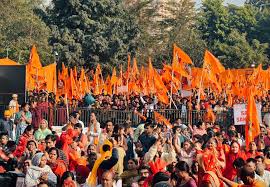 बागेश्वर धाम सरकार की दूसरे दिन की पदयात्रा